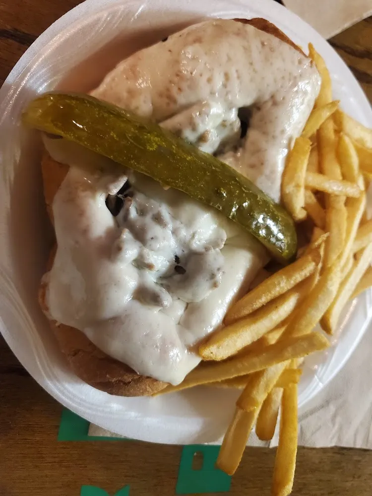 Italian Cheese Steak with Fries